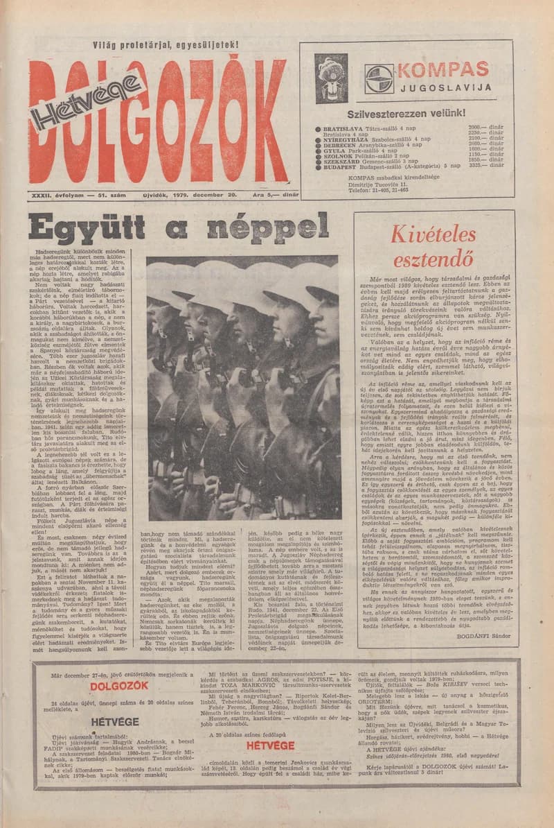 Dolgozók, 33. évf. 1979. december 20. 51. sz.