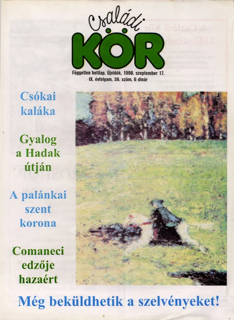 Családi Kör, 9. évf. 1998. szeptember 17. 38. sz.