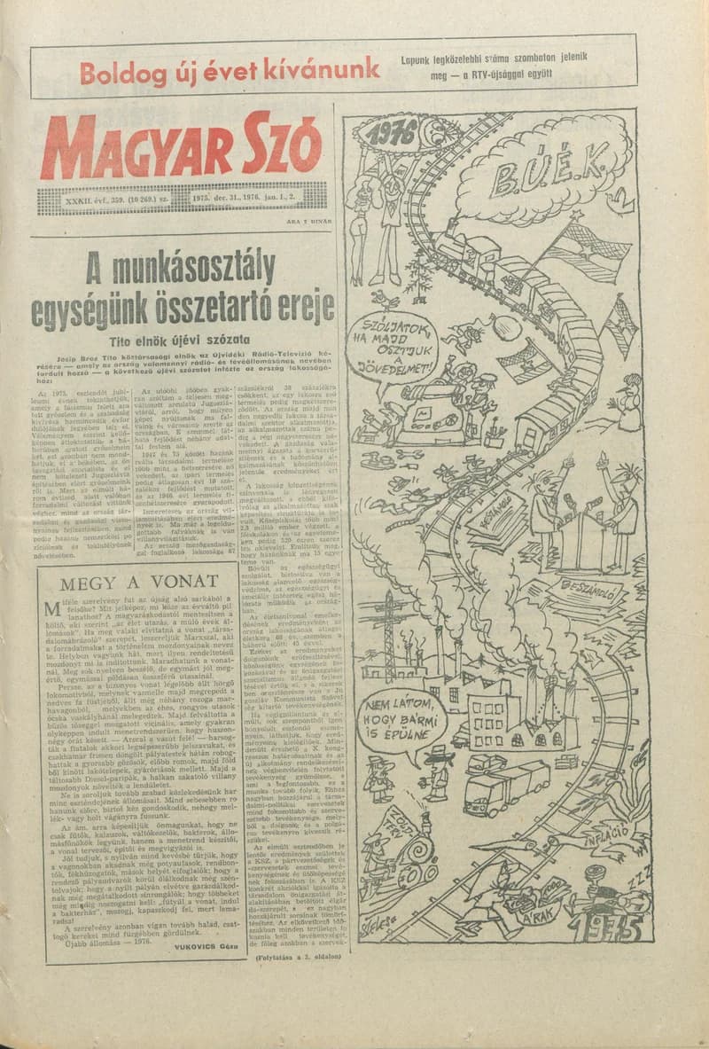 Magyar Szó, 32. évf. 1975. december 31. – 1976. január 2. 359. sz.
