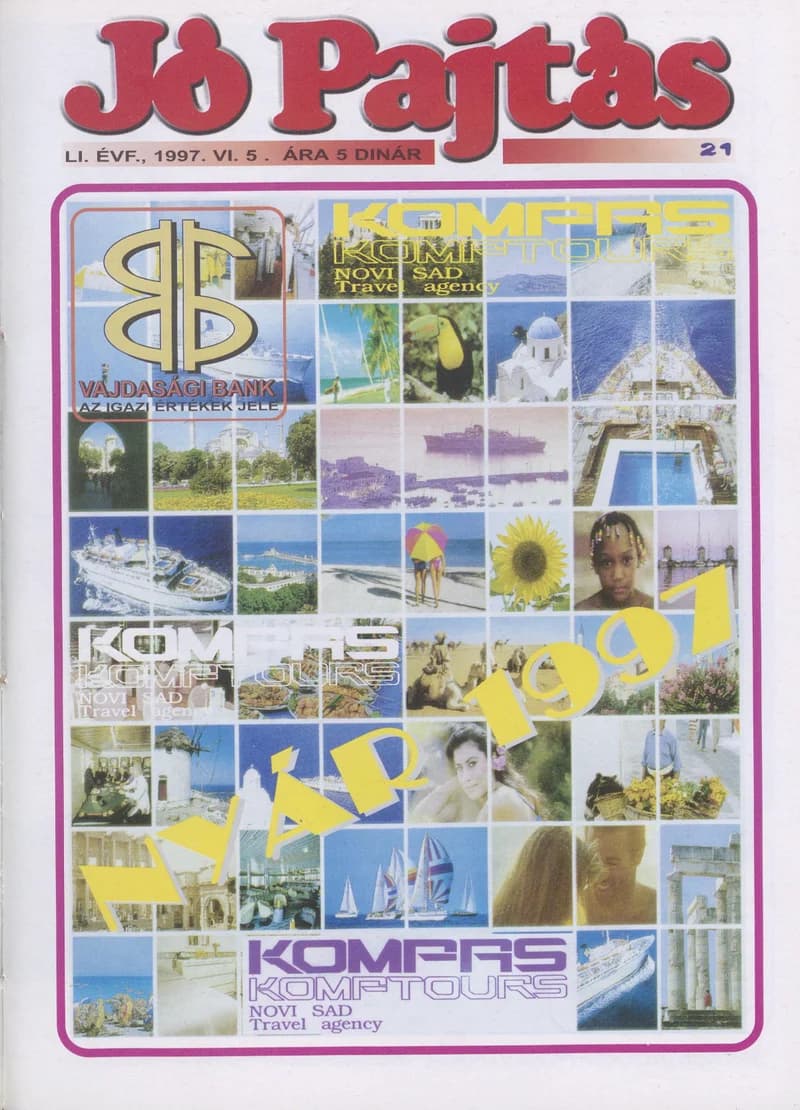 Jó Pajtás, 51. évf. 1997. június 6. 21. sz.