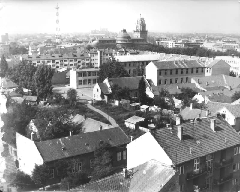 Zenta a Tisza-parti siló tetejéről