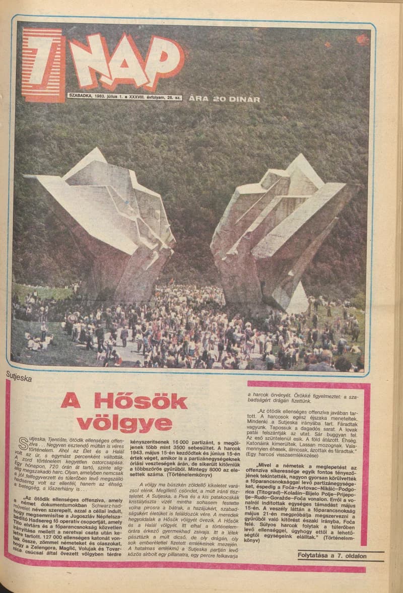 7 Nap, 38. évf. 1983. július 1. 26. sz. 1–12. oldal