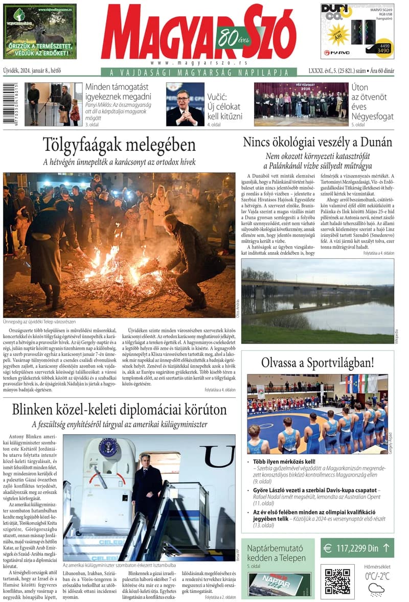 Magyar Szó, 81. évf. 2024. január 8. 5. sz. 1–16. oldal
