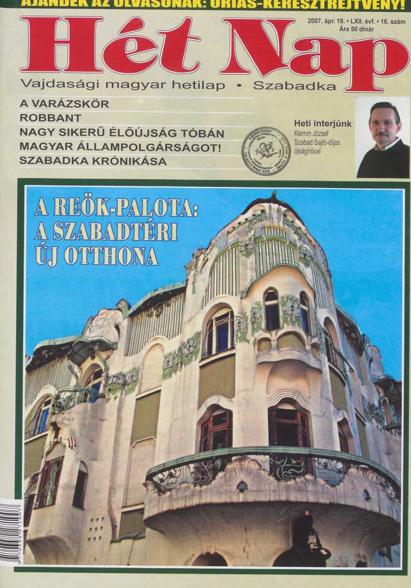 7 Nap, 62. évf. 2007. április 18. 16. sz.