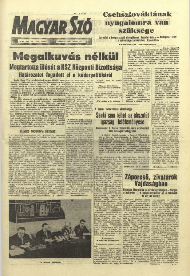 Magyar Szó, 25. évf. 1968. július 17. 195. sz. 1–14. oldal