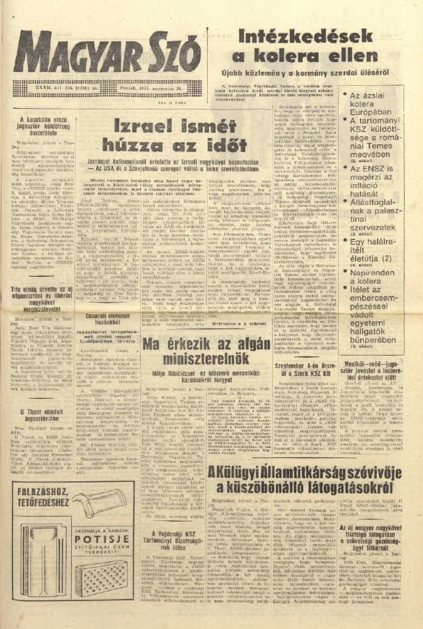 Magyar Szó, 27. évf. 1970. augusztus 28. 236. sz. 1–12. oldal