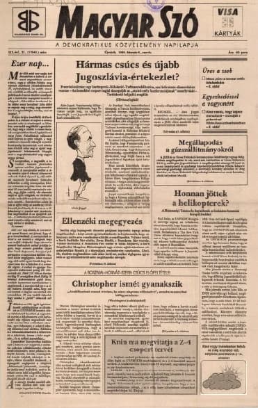 Magyar Szó, 52. évf. 1995. február 8. 31. sz. 16. oldal