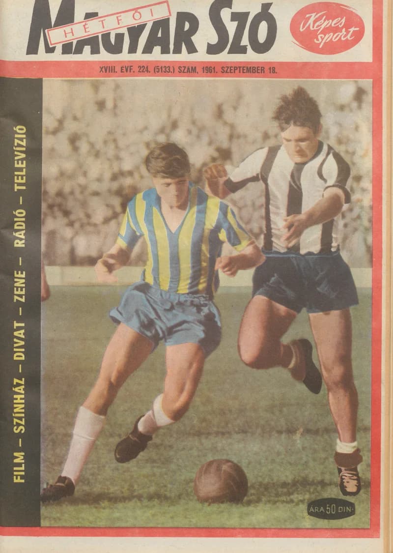 Hétfői Magyar Szó, 18. évf. 1961. szeptember 18. 224. sz.