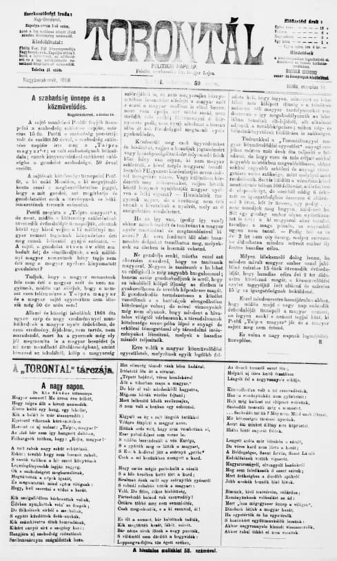 Torontál, 27. évf. 1898. március 14. 59. sz.