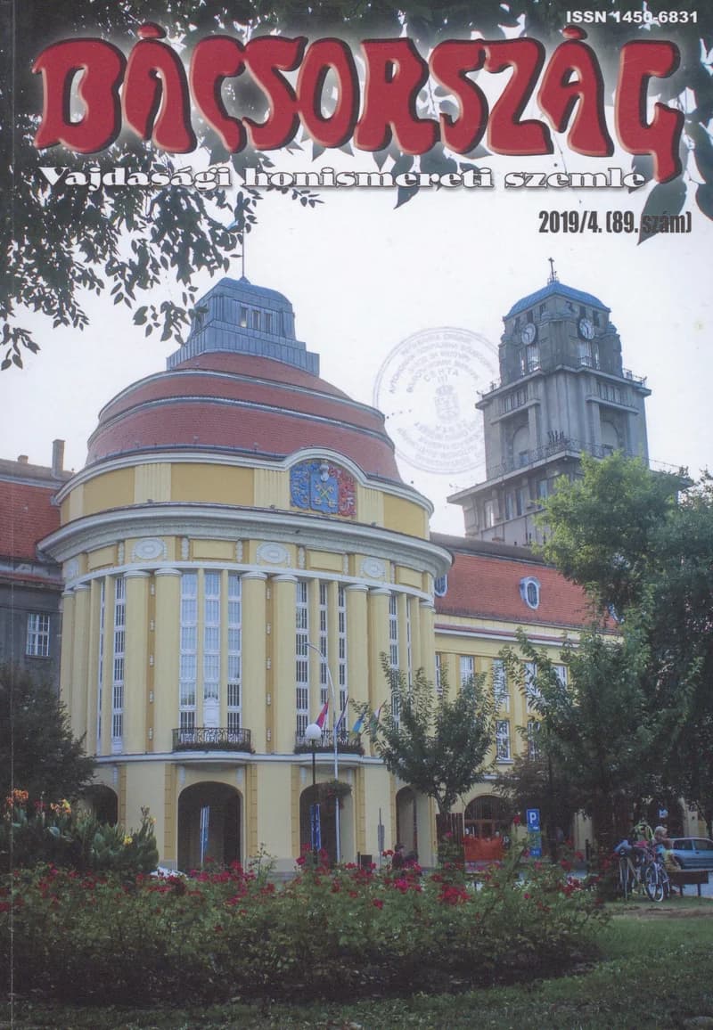 Bácsország, 25. évf. 2019. 4. sz.