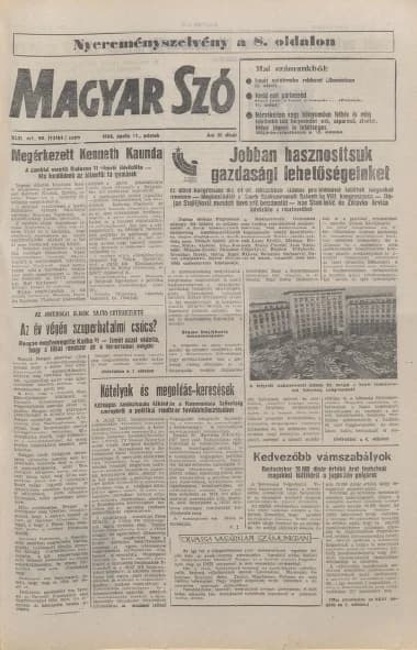 Magyar Szó, 43. évf. 1986. április 11. 99. sz. 1–24. oldal