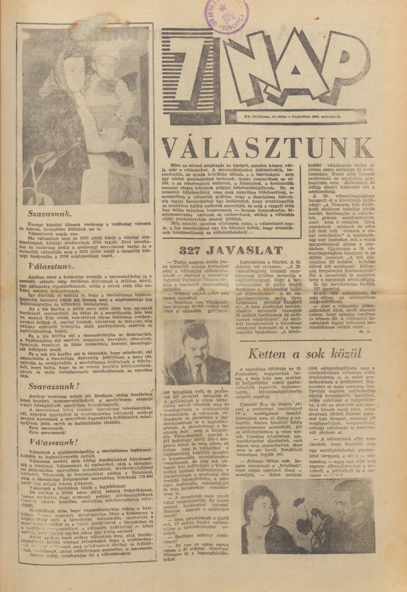 7 Nap, 15. évf. 1960. március 20. 13. sz.