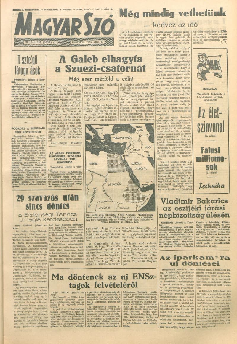 Magyar Szó, 12. évf. 1955. december 8. 334. sz. 1–10. oldal