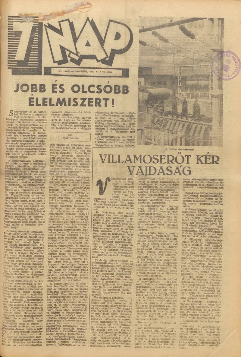 7 Nap, 11. évf. 1956. október 7. 41. sz.