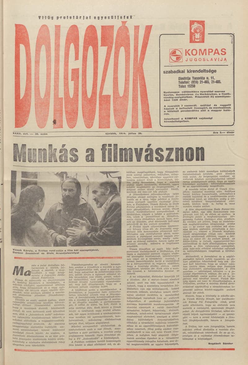 Dolgozók, 33. évf. 1979. július 26. 30. sz.