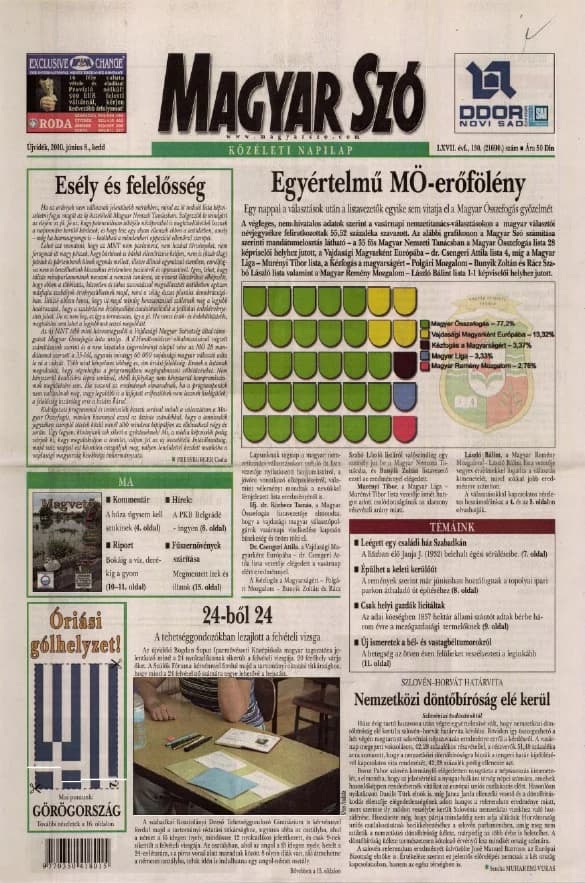 Magyar Szó, 67. évf. 2010. június 8. 130. sz. 1–20. oldal