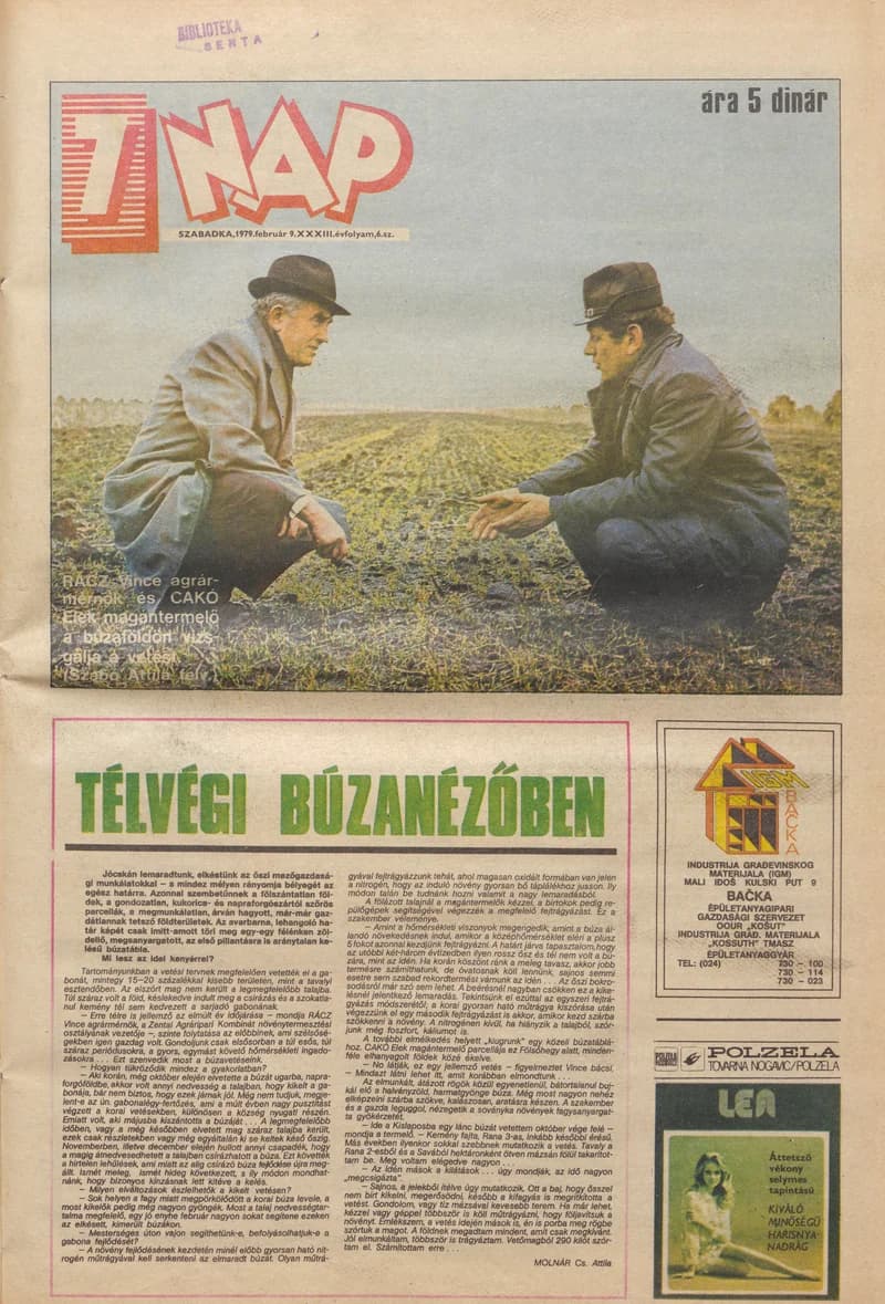 7 Nap, 34. évf. 1979. február 9. 6. sz. 1–24. oldal