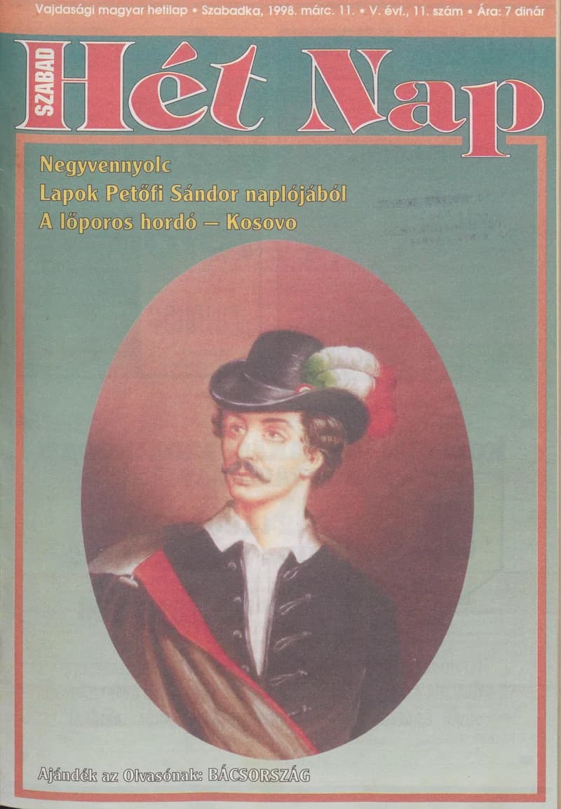 Szabad Hét Nap, 5. évf. 1998. március 11. 11. sz.