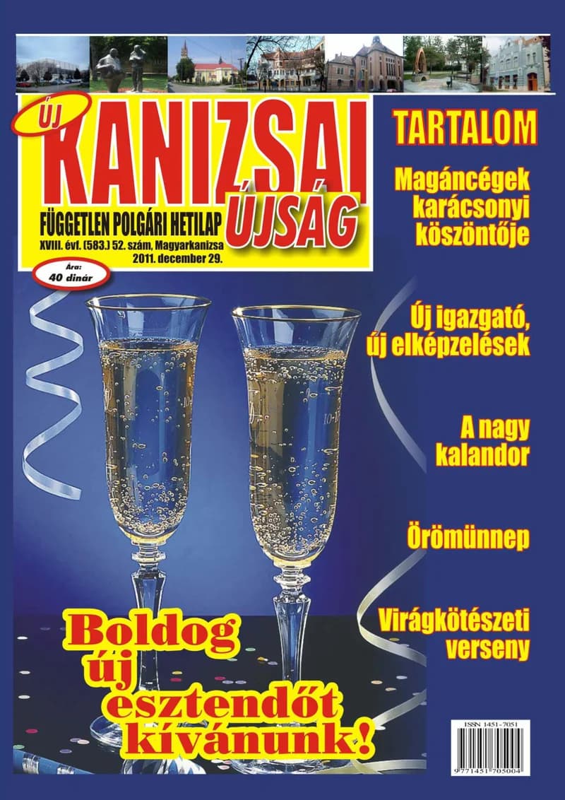 Új Kanizsai Újság, 18. évf. 2011. december 29. 52. sz.