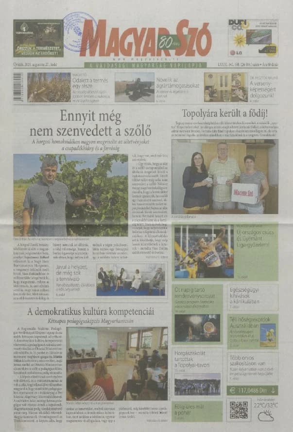 Magyar Szó, 81. évf. 2024. augusztus 27. 198. sz. 1–20. oldal