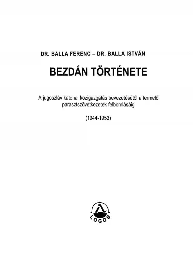 Bezdán története