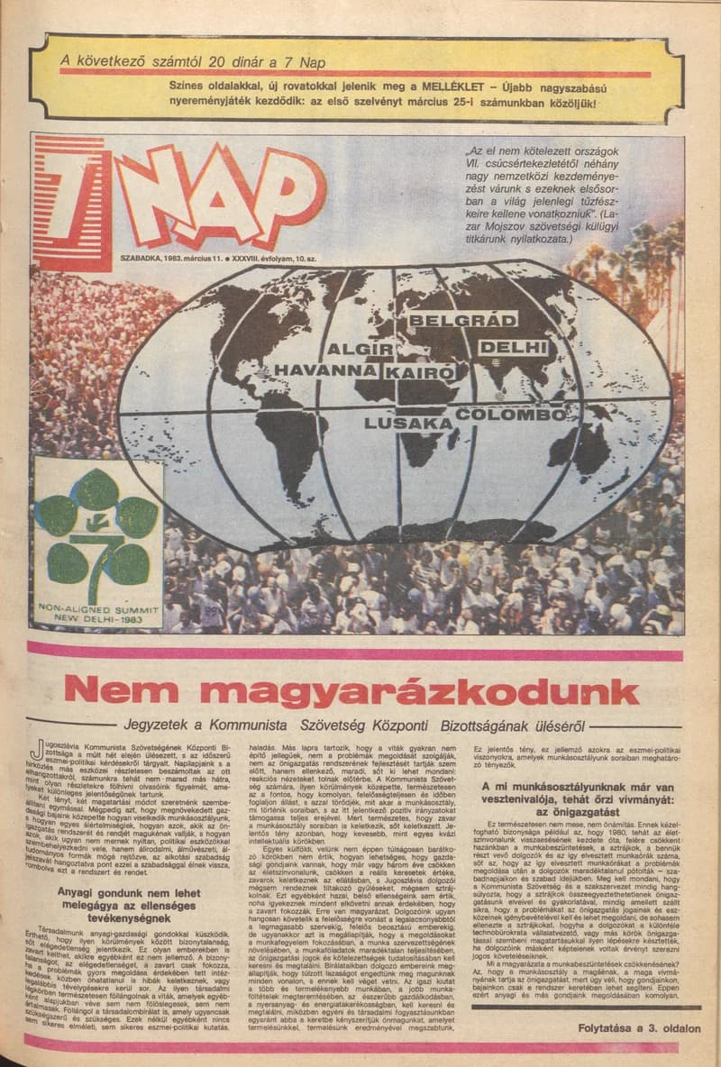 7 Nap, 38. évf. 1983. március 11. 10. sz. 1–16. oldal