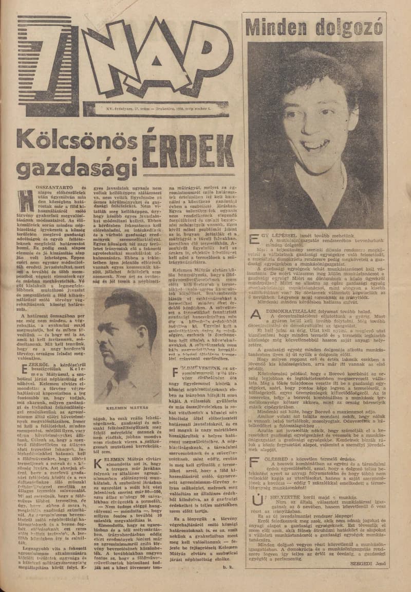 7 Nap, 15. évf. 1960. szeptember 4. 37. sz. 1–24. oldal