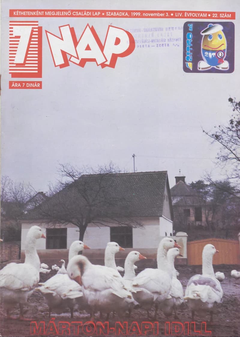 7 Nap, 54. évf. 1999. november 3. 22. sz. 1–52. oldal