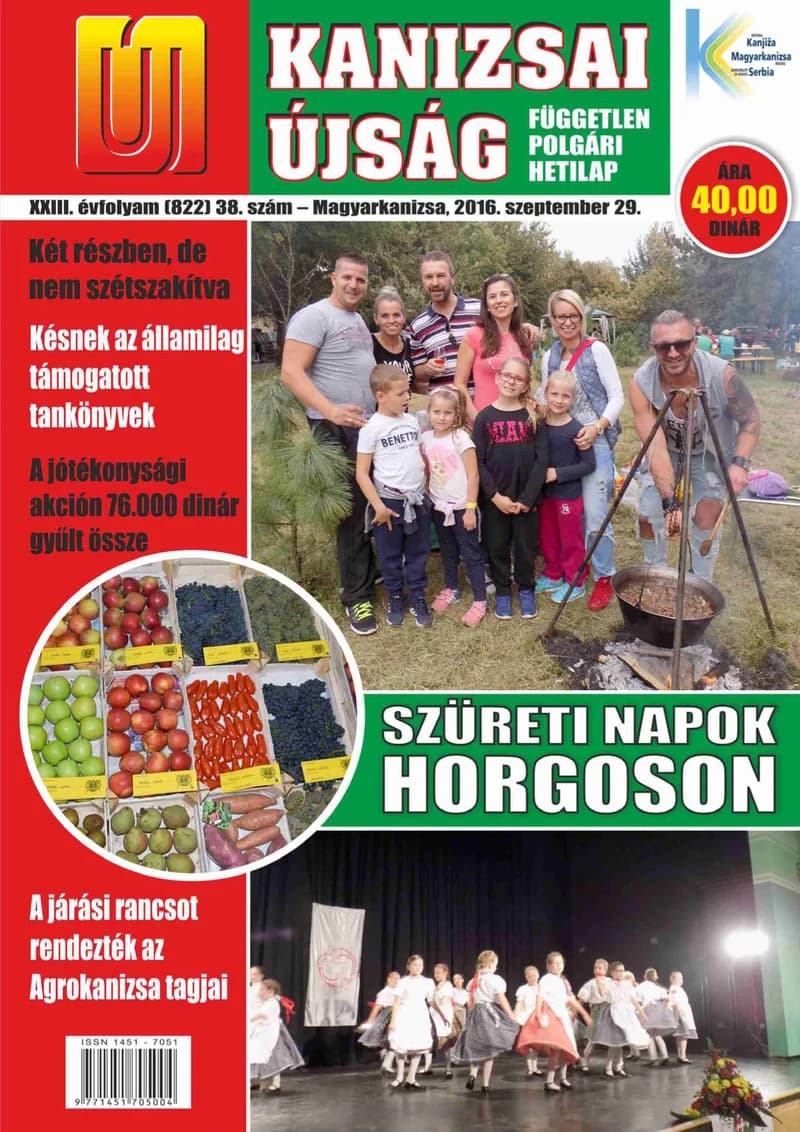 Új Kanizsai Újság, 23. évf. 2016. szeptember 29. 38. sz.