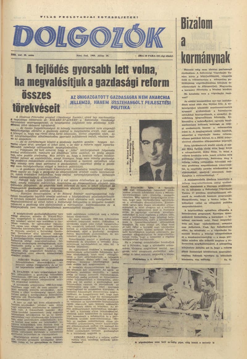 Dolgozók, 22. évf. 1968. július 26. 30. sz.