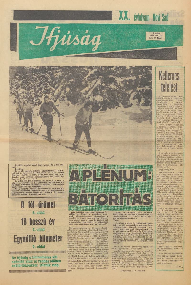 Ifjúság, 20. évf. 1964. január 14. 3. sz.