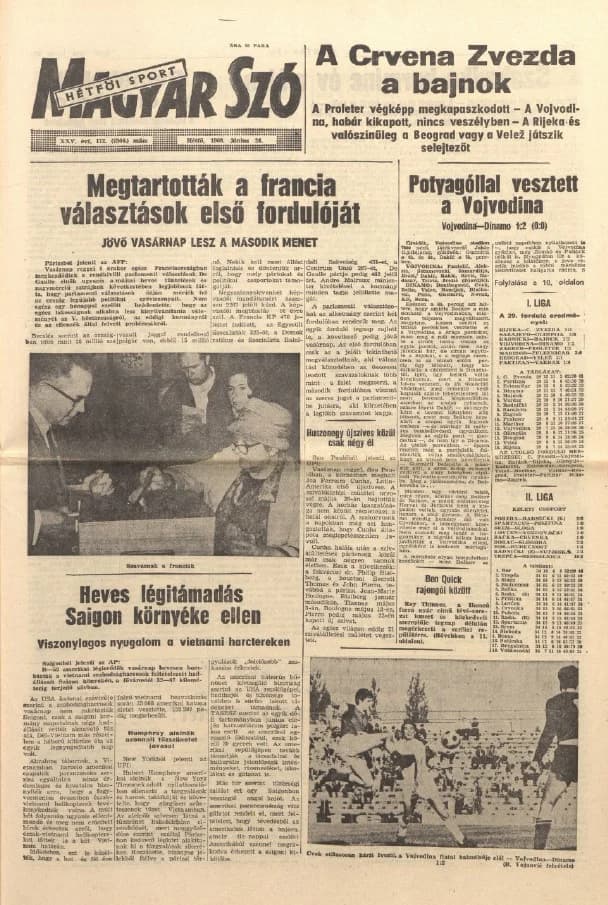 Magyar Szó, 25. évf. 1968. június 24. 172. sz. 1–14. oldal