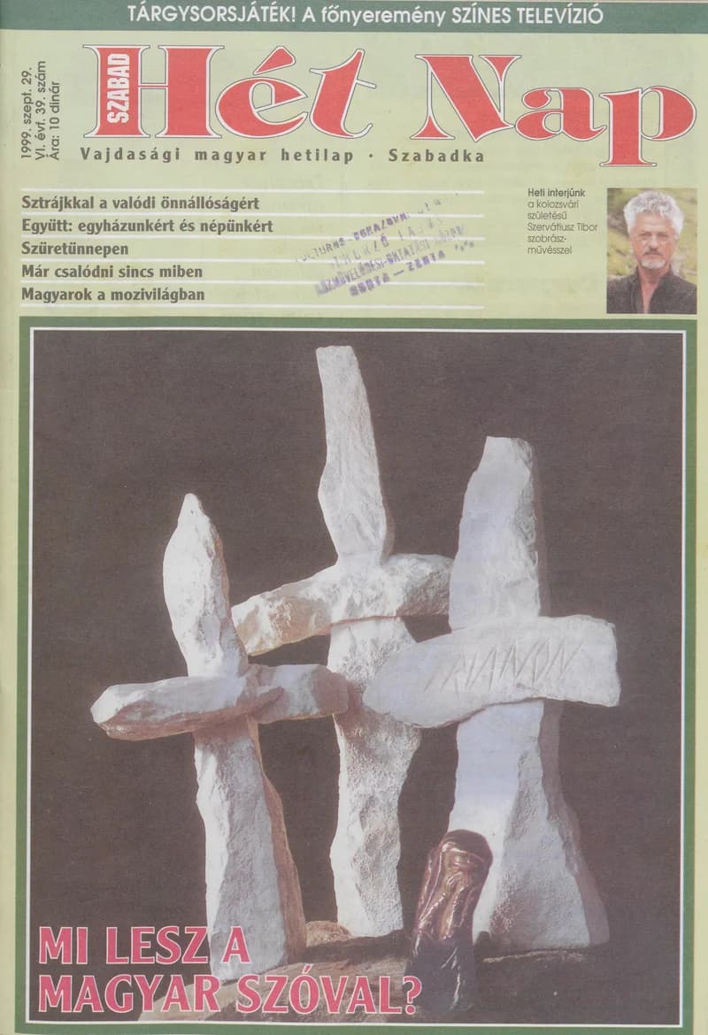 Szabad Hét Nap, 6. évf. 1999. szeptember 29. 39. sz.