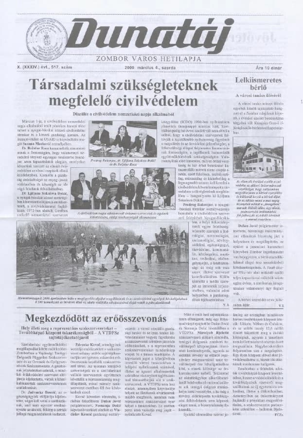 Dunatáj, 11. évf. 2009. március 4. 517. sz.