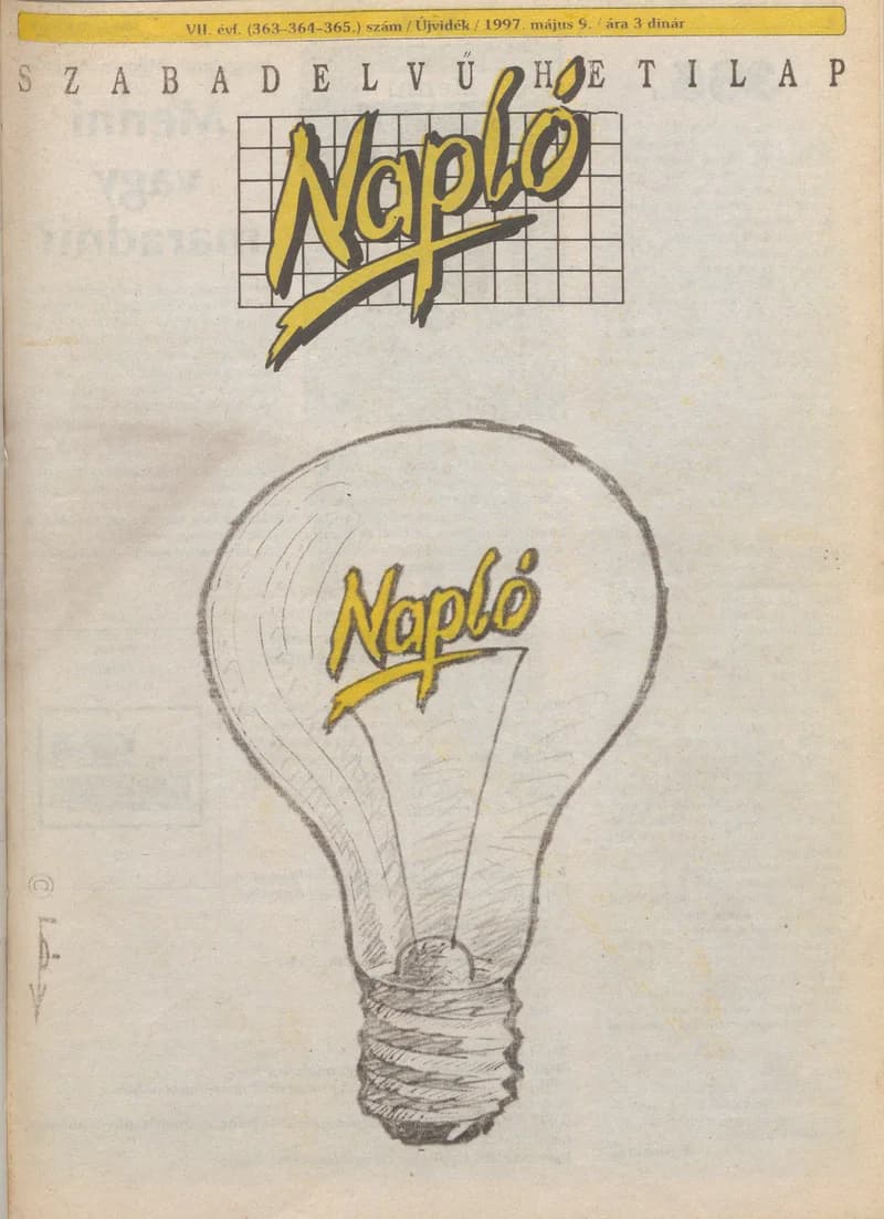 Napló - Szabadelvű hetilap, 8. évf. 1997. május 23. 363–365. sz.