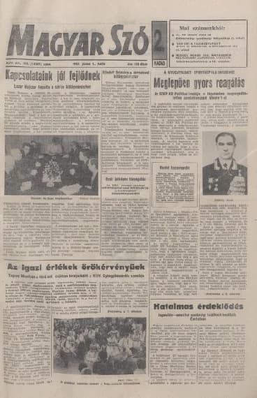 Magyar Szó, 44. évf. 1987. június 1. 148. sz. 1–20. oldal