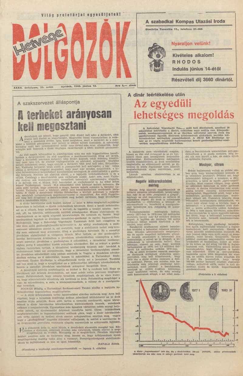 Dolgozók, 34. évf. 1980. június 12. 23. sz.