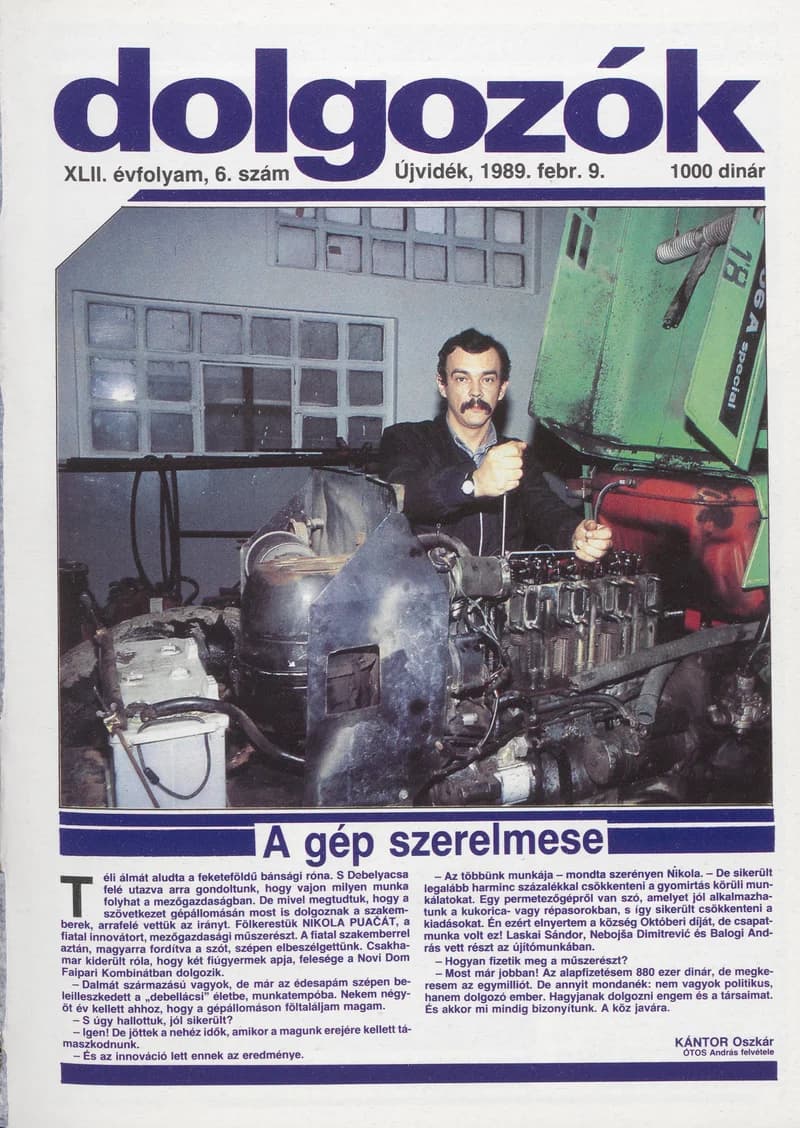 Dolgozók, 43. évf. 1989. február 9. 6. sz.