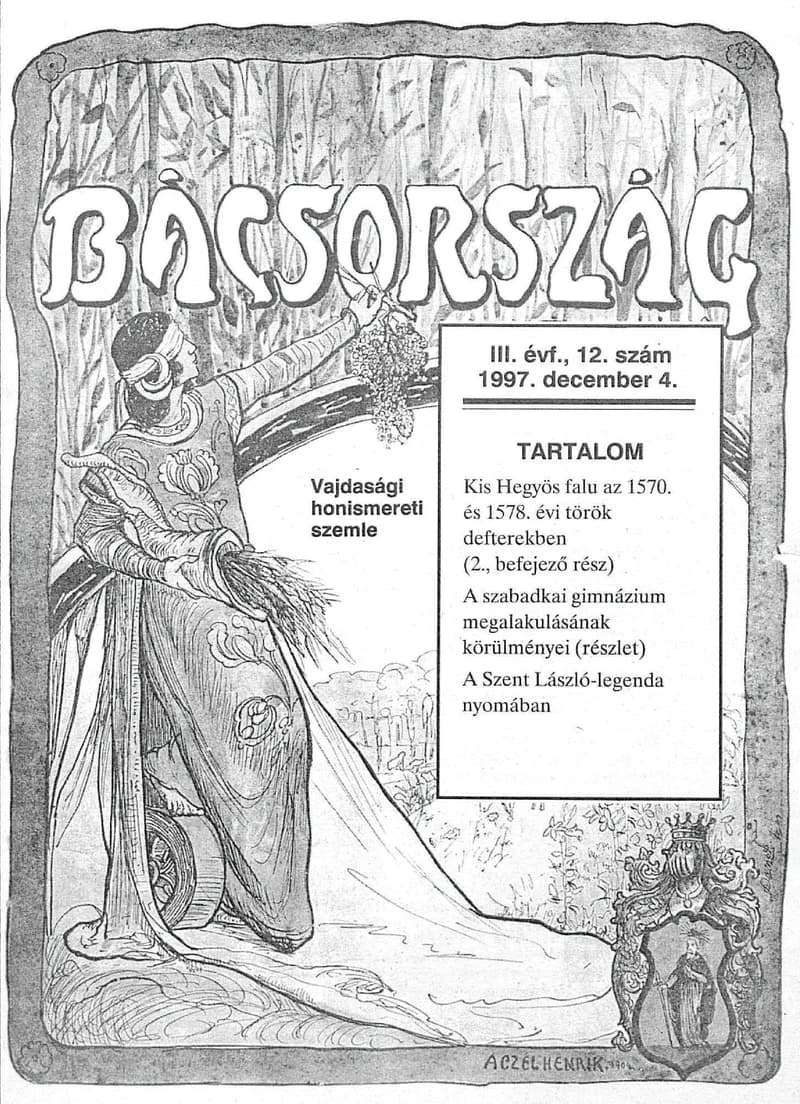 Bácsország, 3. évf. 1997. december 4. 12. sz.