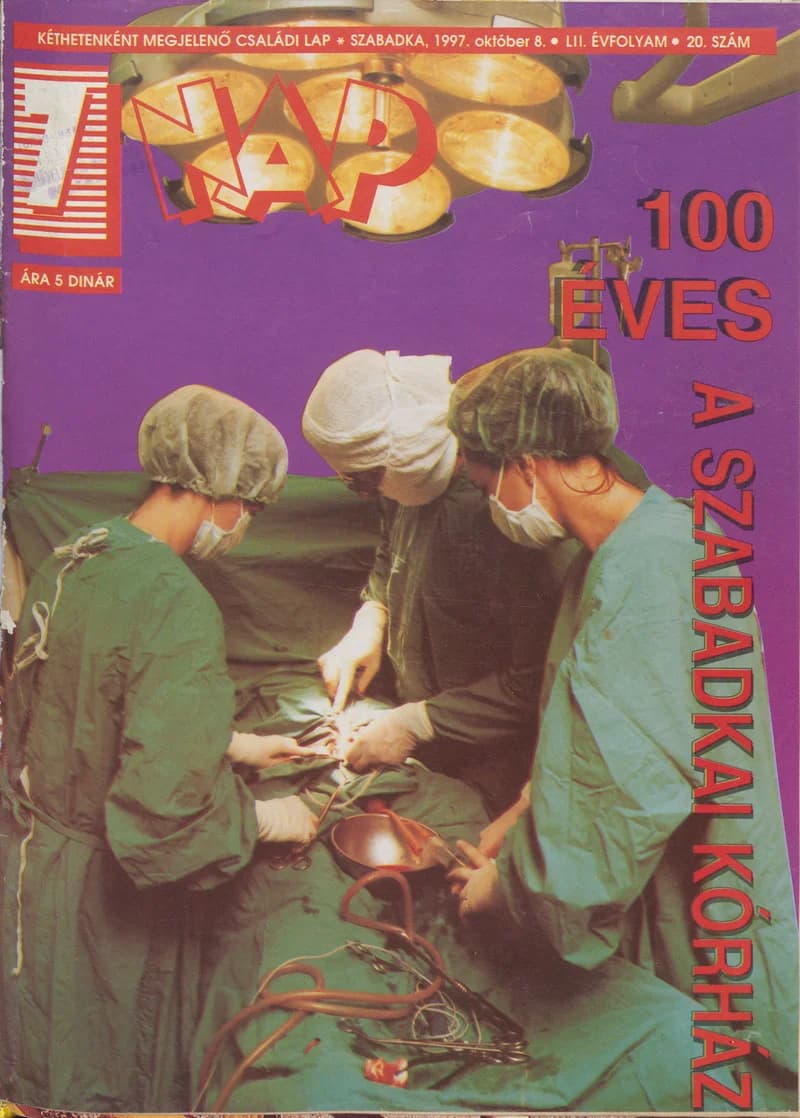 7 Nap, 52. évf. 1997. október 8. 20. sz. 1–68. oldal