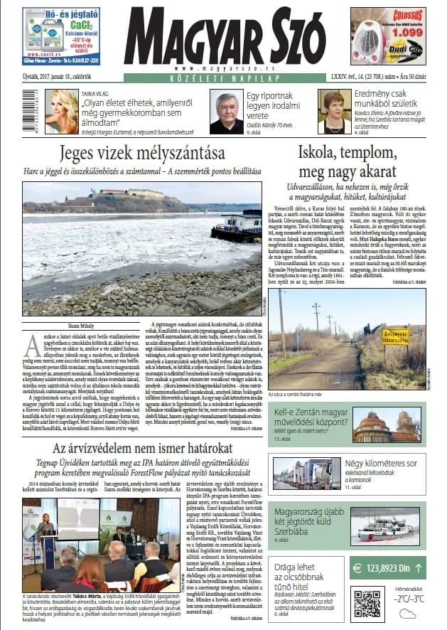 Magyar Szó, 74. évf. 2017. január 19. 14. sz. 1–20. oldal