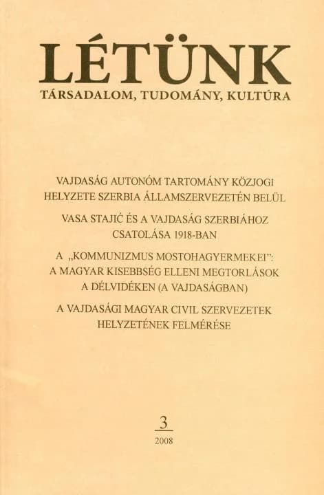 Létünk, 38. évf. 2008. 3. sz. 1–128. oldal