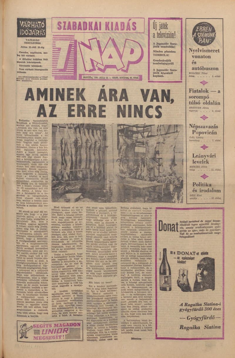 7 Nap, 24. évf. 1969. július 18. 29. sz. 1–16. oldal