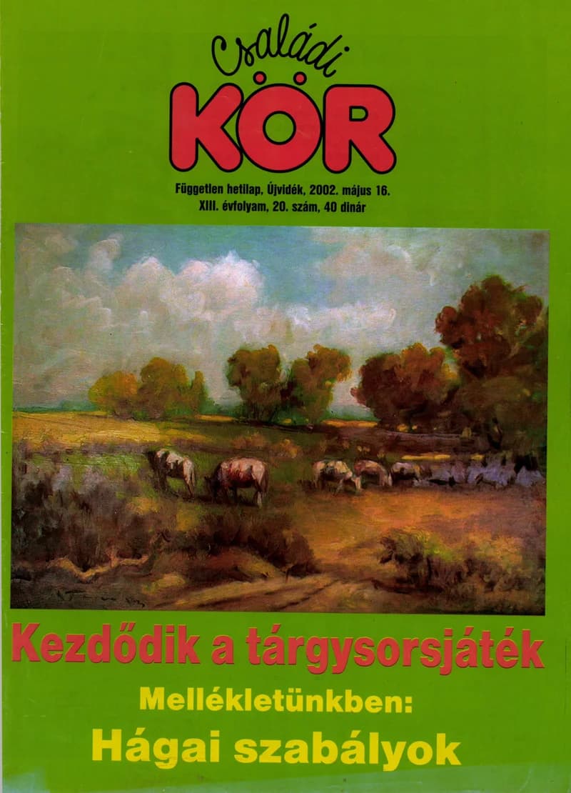 Családi Kör, 13. évf. 2002. május 16. 20. sz.