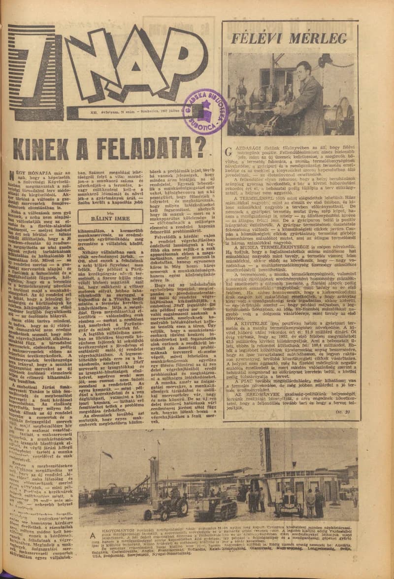 7 Nap, 12. évf. 1957. július 28. 31. sz.