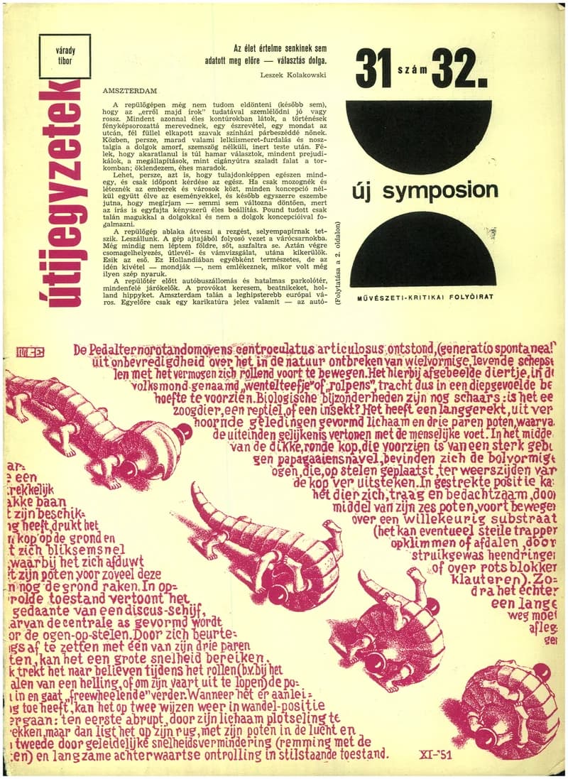 Új Symposion, 3. évf. 1967. november – december. 31–32. sz. 1–48. oldal
