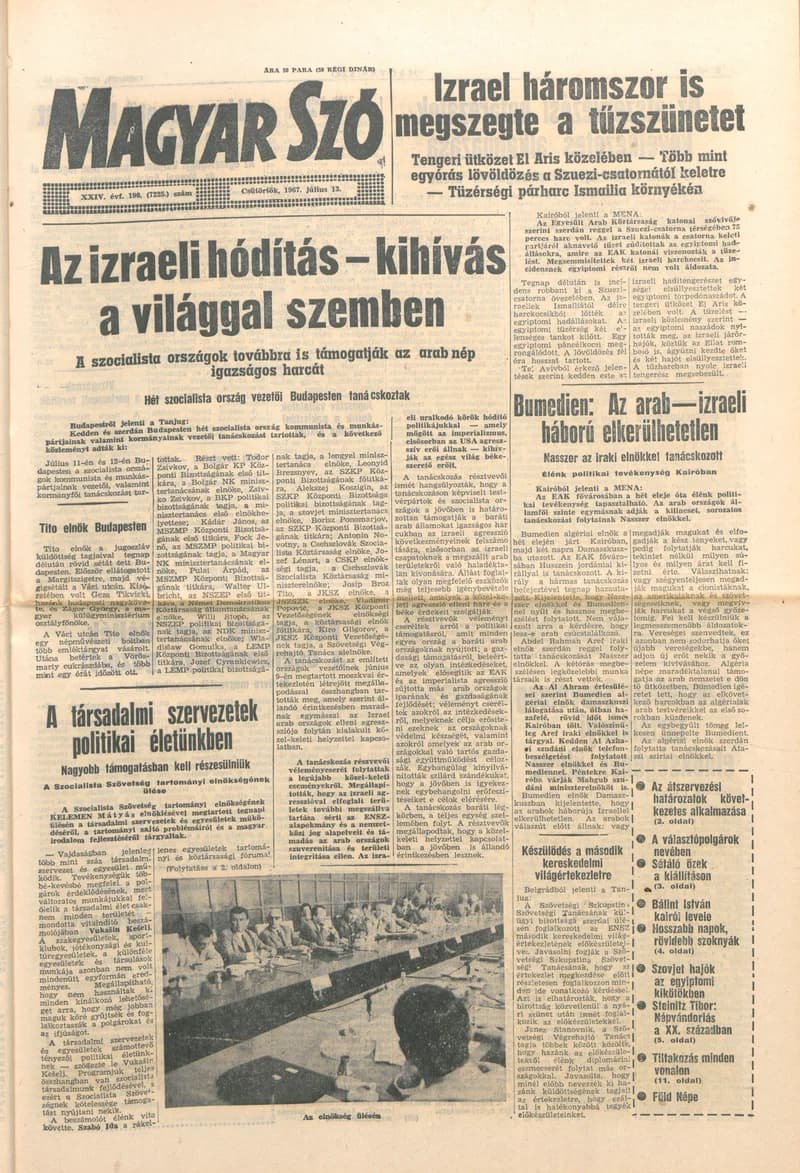 Magyar Szó, 24. évf. 1967. július 13. 190. sz. 1–12. oldal