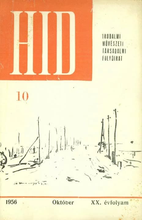 Híd, 20. évf. 1956. október. 10. sz. 661–740. oldal