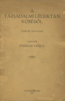 A társadalmi lélektan köréből 