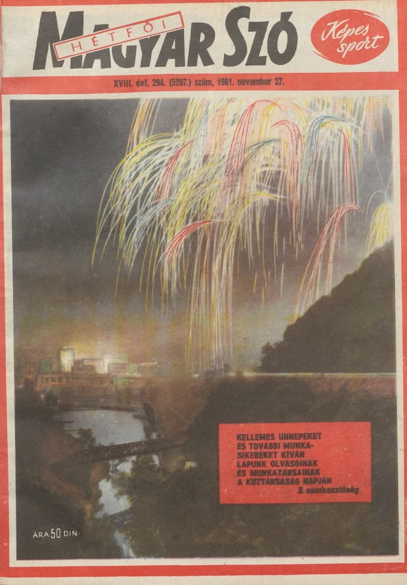 Hétfői Magyar Szó, 18. évf. 1961. november 27. 294. sz.